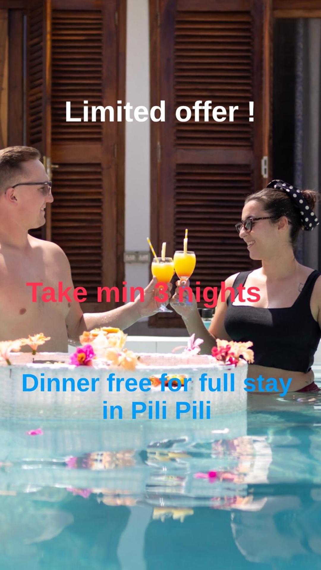 Pili Pili Orient Beach Resort Bwejuu Extérieur photo